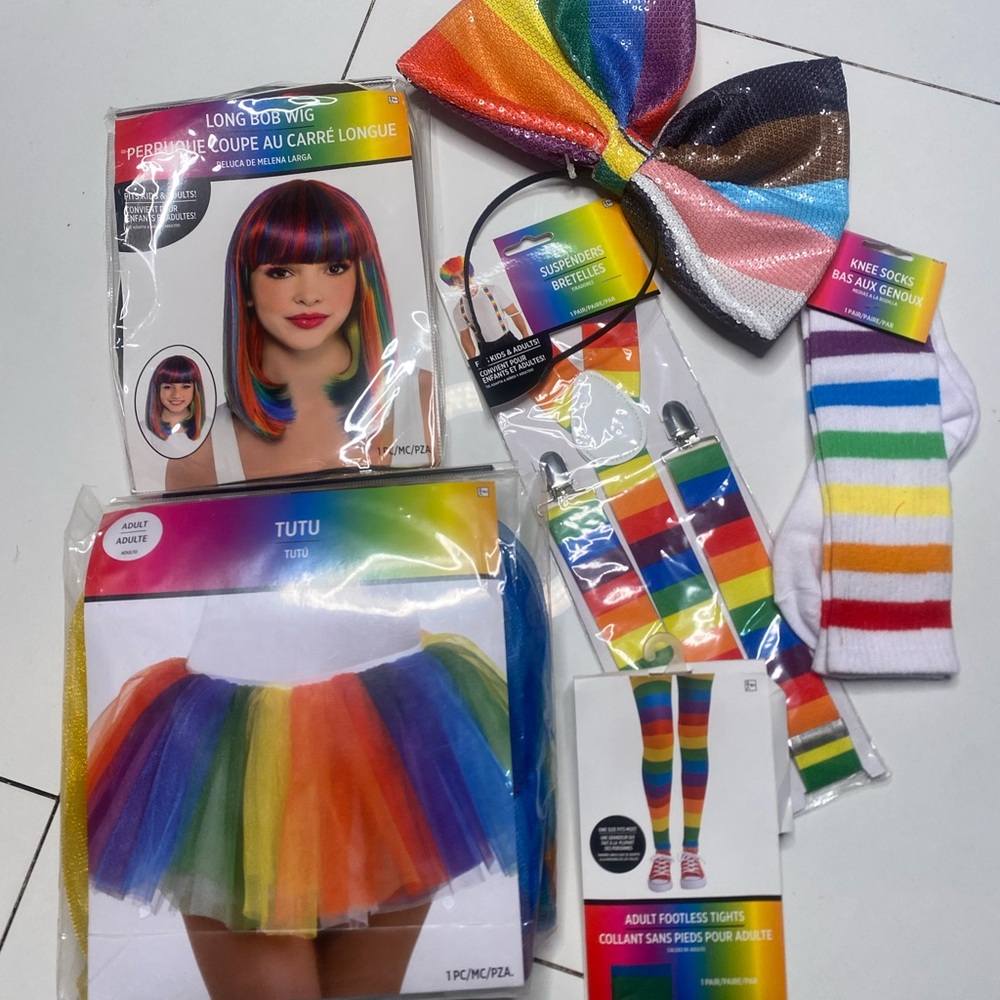 Rainbow Party Costume Set